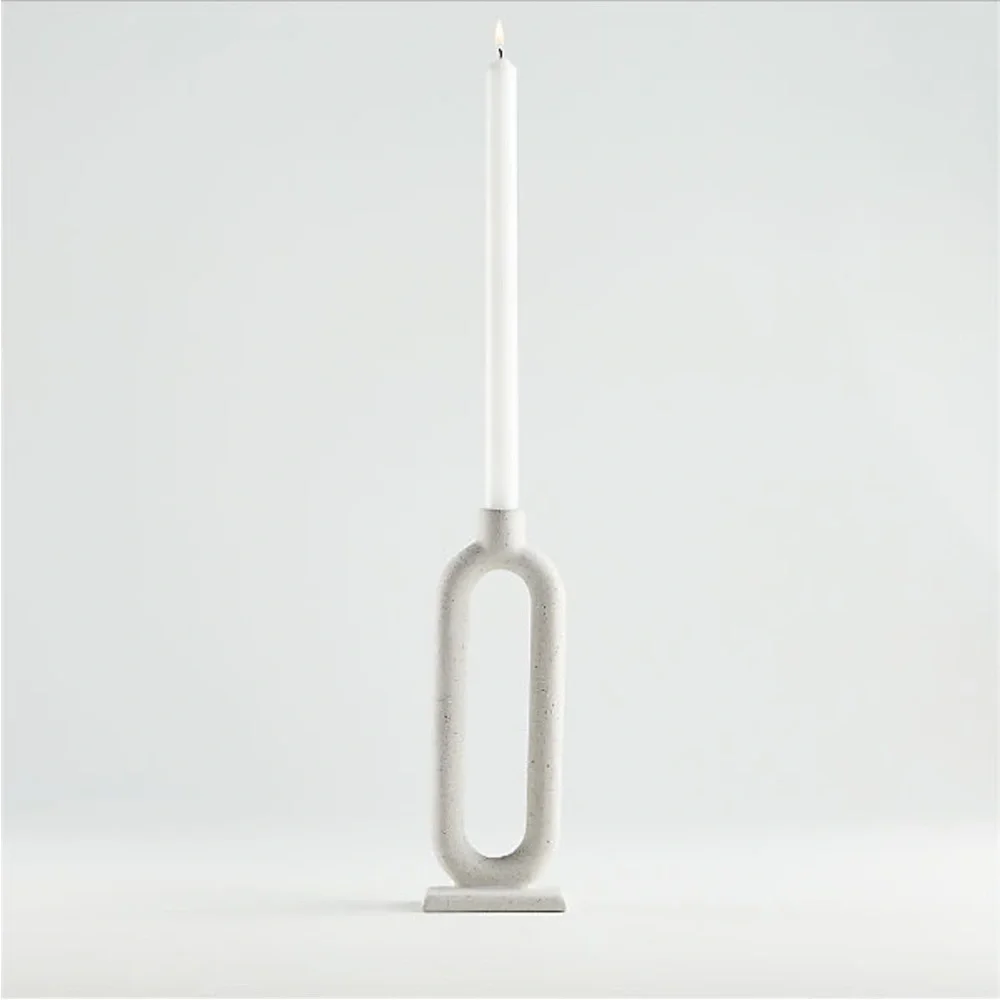 Crate&Barrel Lorin Medium Taper Candle Holder